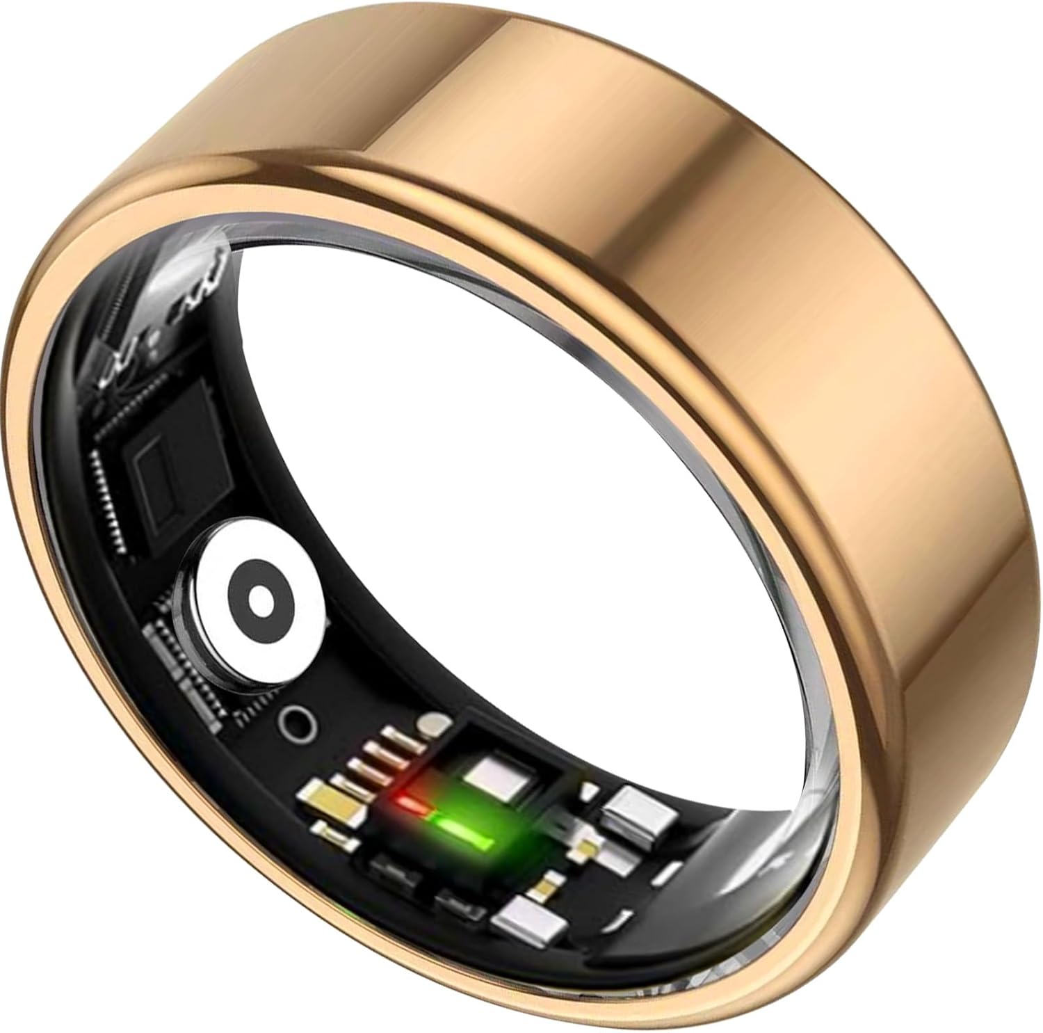 Health ring with sleep analysis and heart rate measurement
