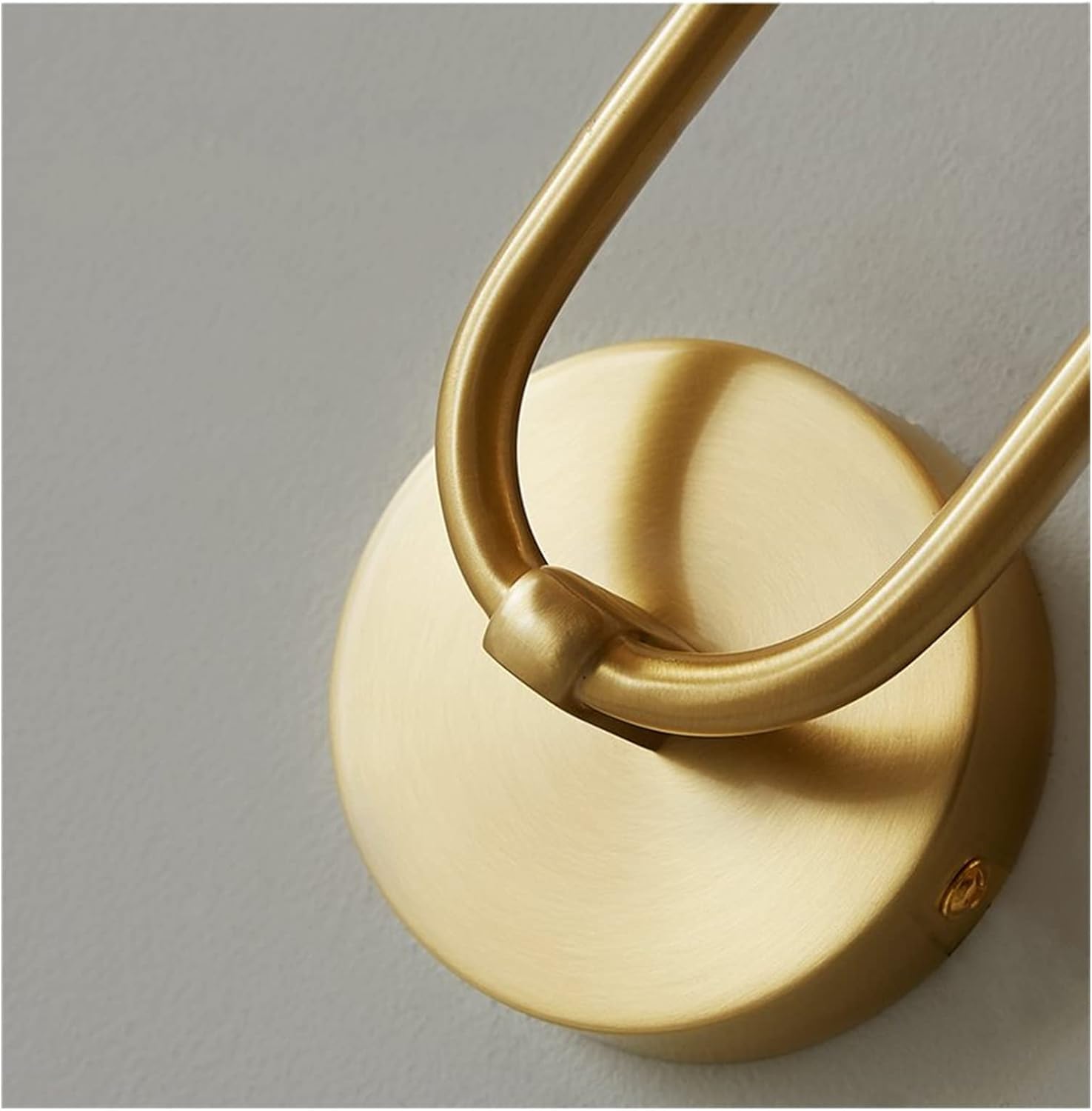 Modern LED wall lamp with double glow