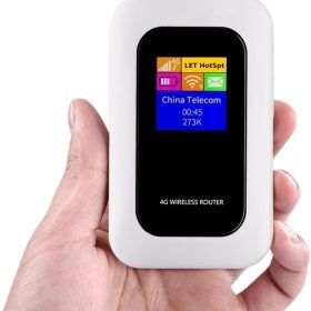 5G Portable Wi-Fi Hotspot Secure Mobile Internet for Travel, Camping & Home Use