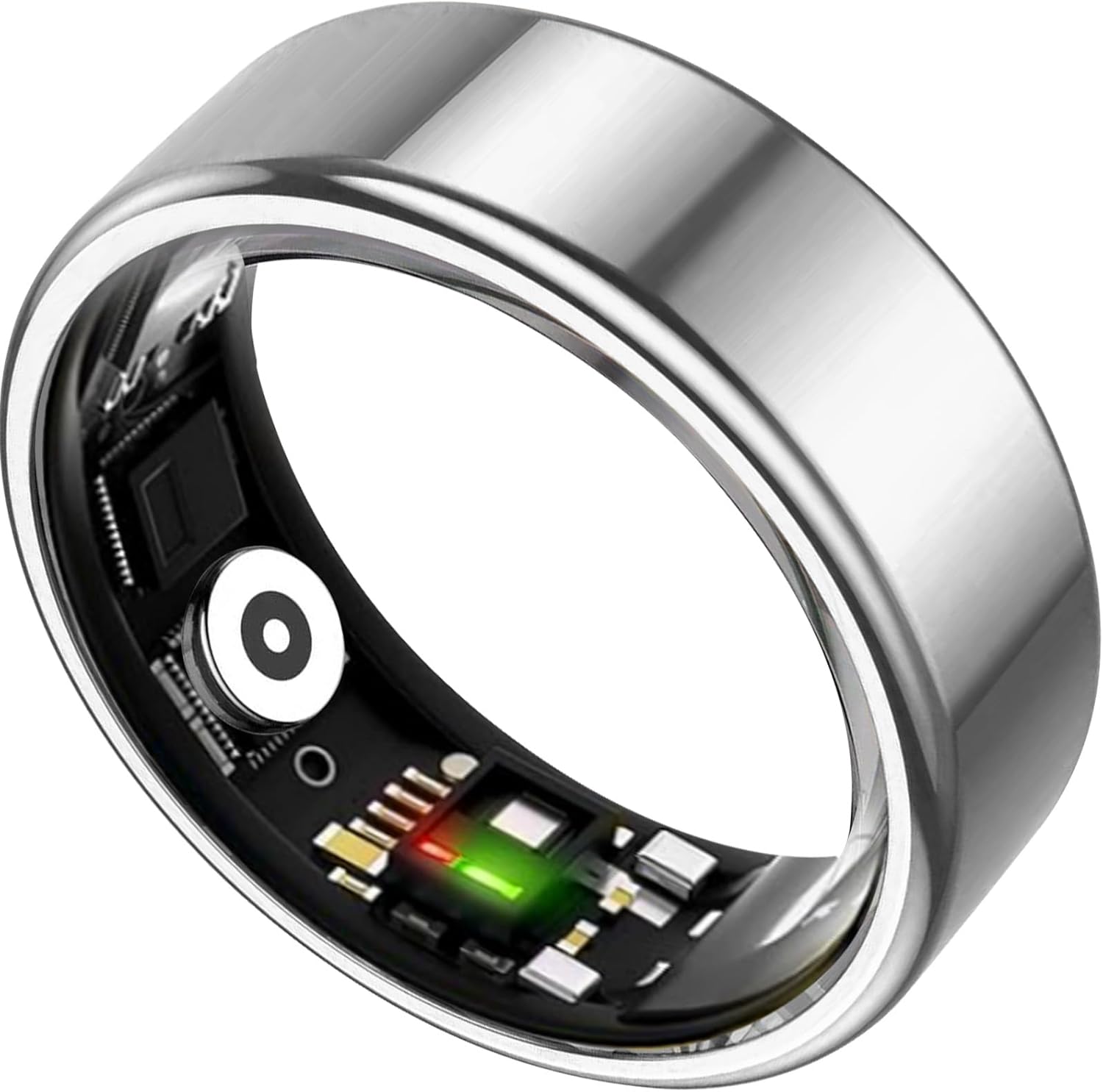 Health ring with sleep analysis and heart rate measurement