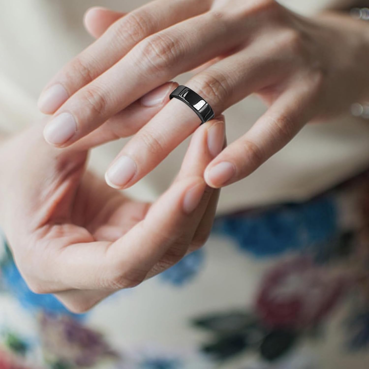 Health ring with sleep analysis and heart rate measurement