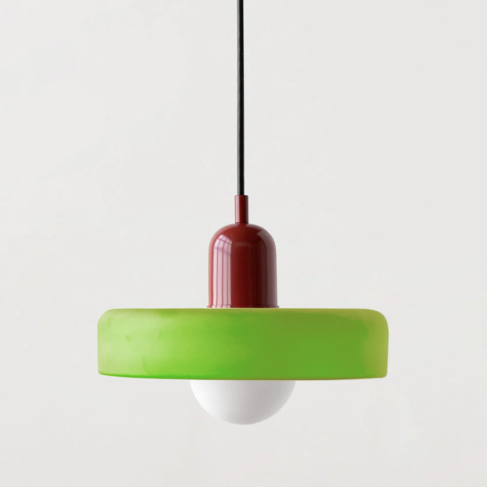 VitraLumo Gekleurde Glaslamp in Bauhaus Stijl