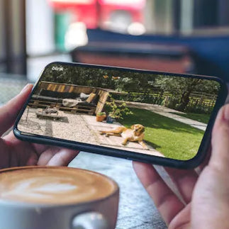 Wireless security cameras with long battery life and motion detection
