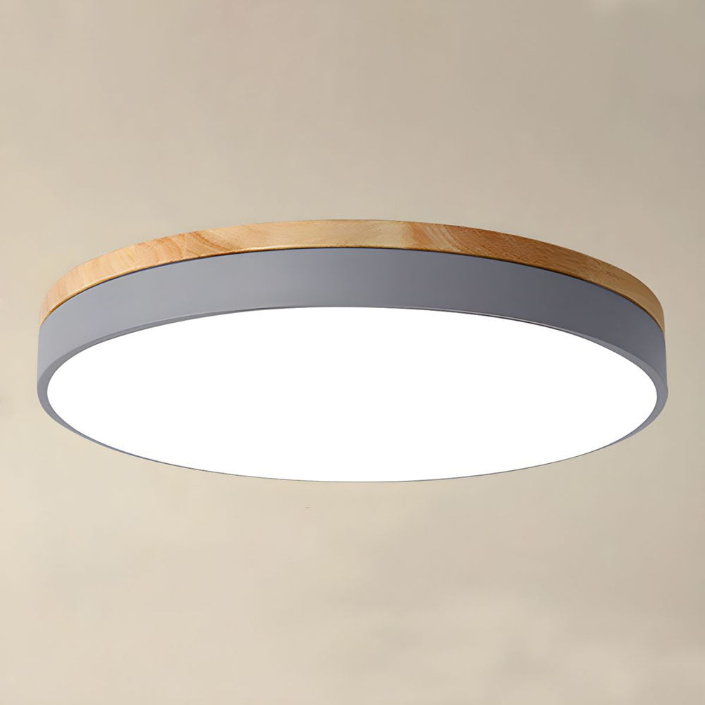 Flush Mount Ceiling Light Round Disc Design for Modern Interiors
