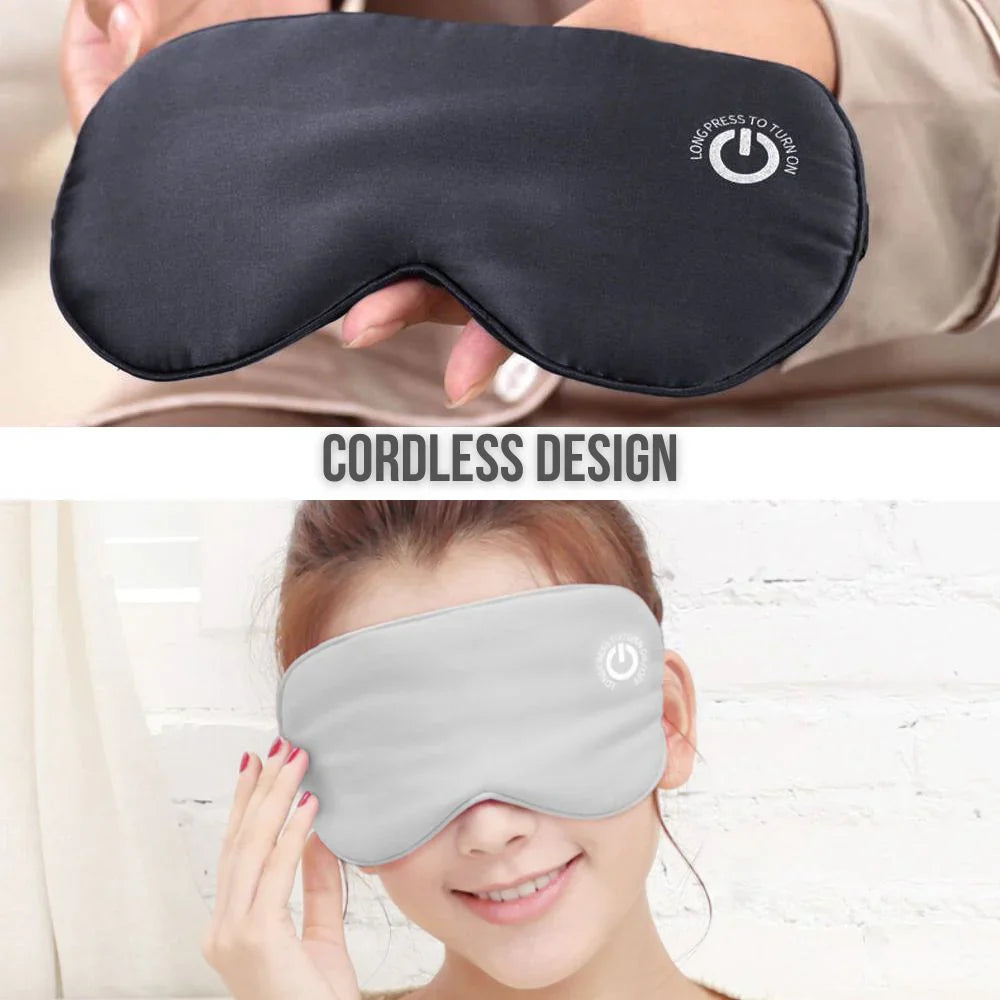 Wireless Heated Eye Mask Soothing Warm Massage for Tired Eyes