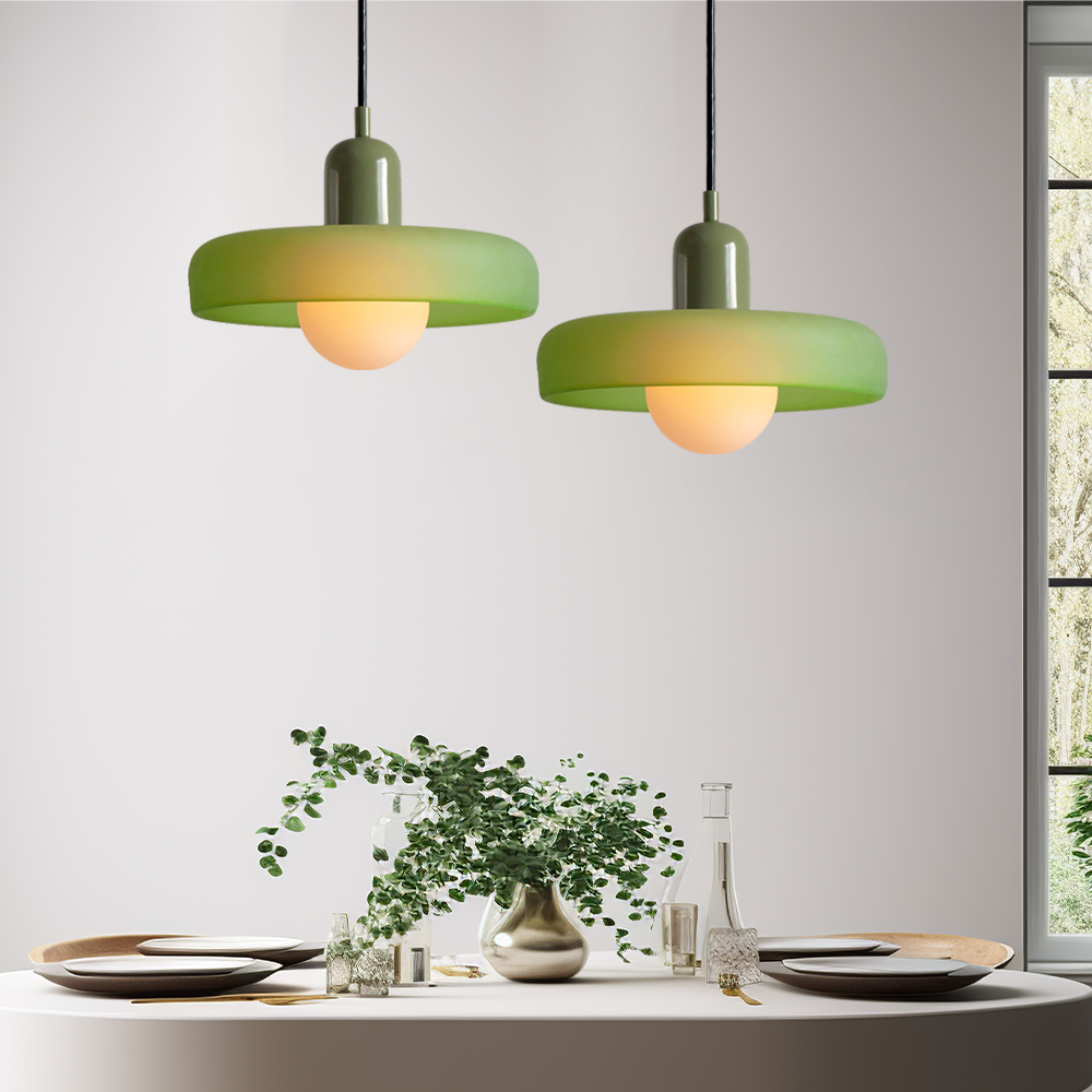 VitraLumo Gekleurde Glaslamp in Bauhaus Stijl