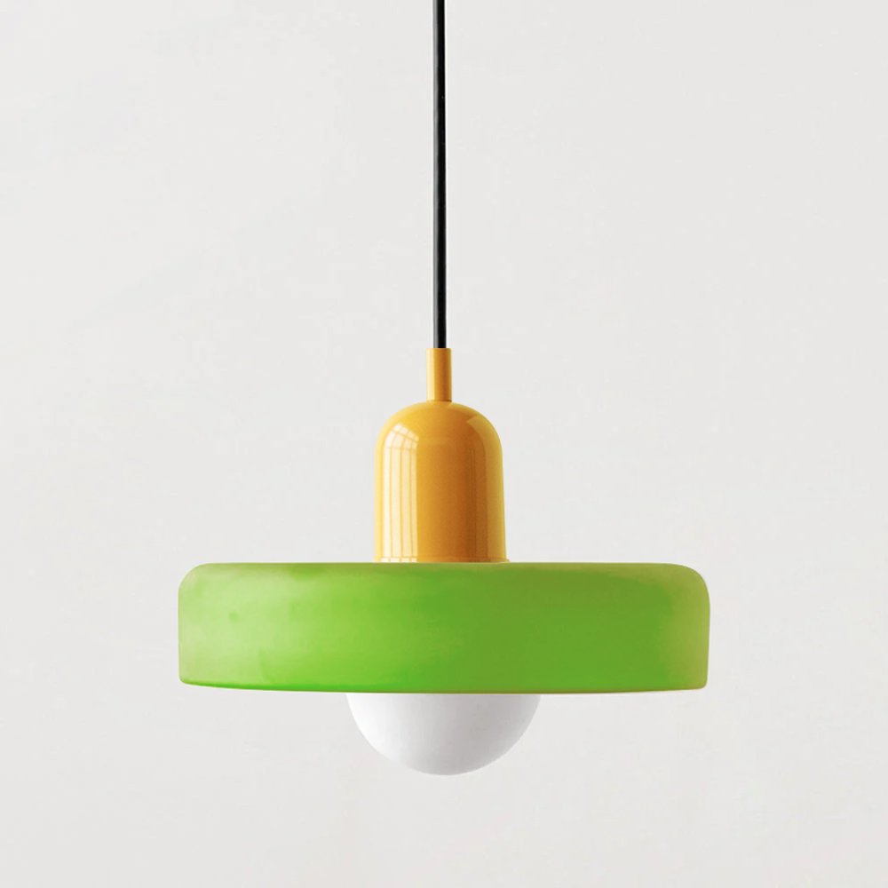 VitraLumo Gekleurde Glaslamp in Bauhaus Stijl