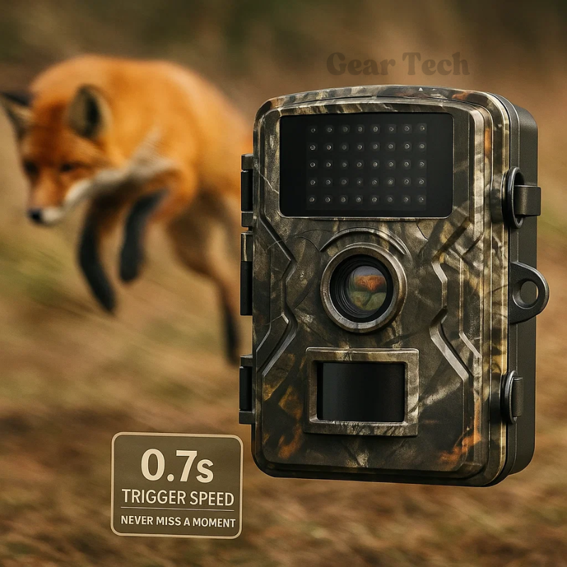 Outdoor Wildlife Camera High-Resolution Day and Night Camera