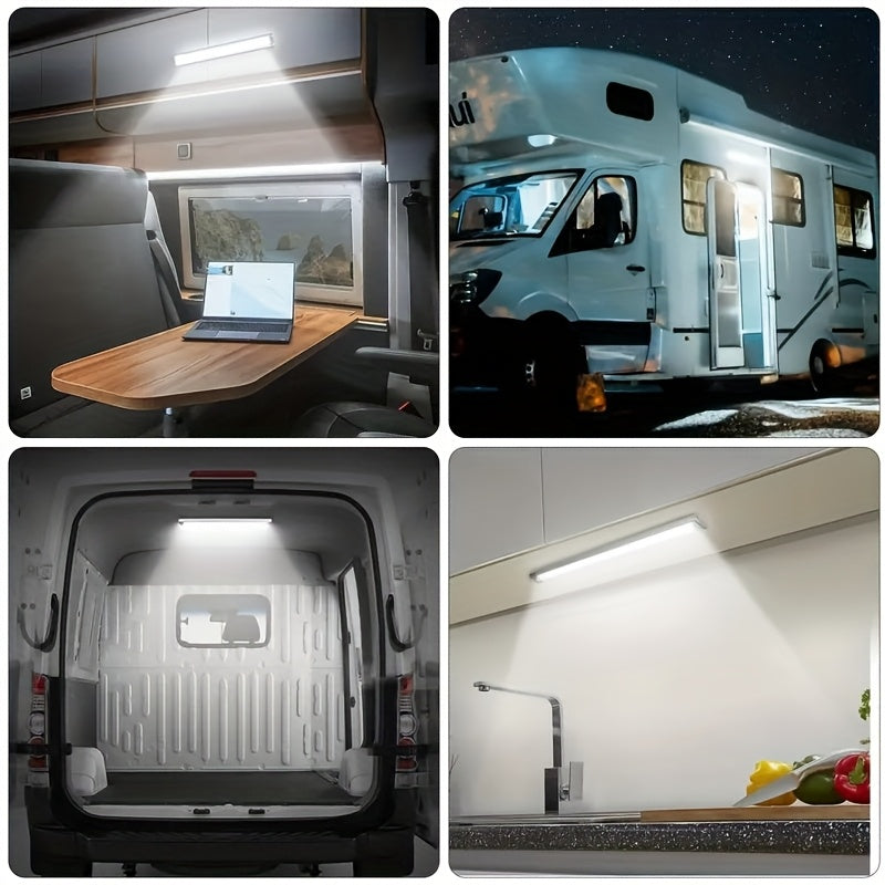 Wireless LED Motion Sensor Light Strip Rechargeable Cabinet Light with Motion Sensor