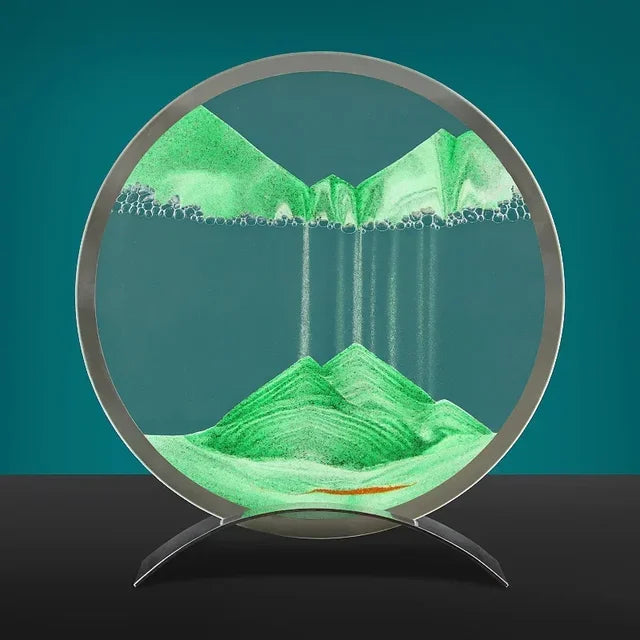 Dynamic sand moving sand art lamp