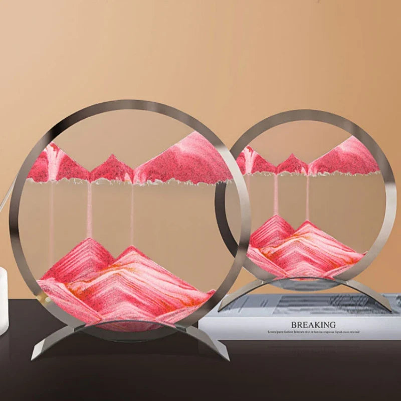 Dynamic sand moving sand art lamp