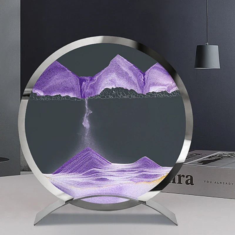 Dynamic sand moving sand art lamp