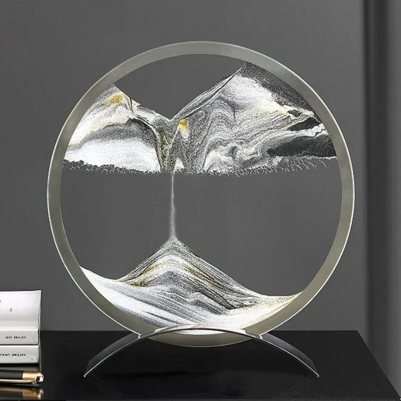 Dynamic sand moving sand art lamp