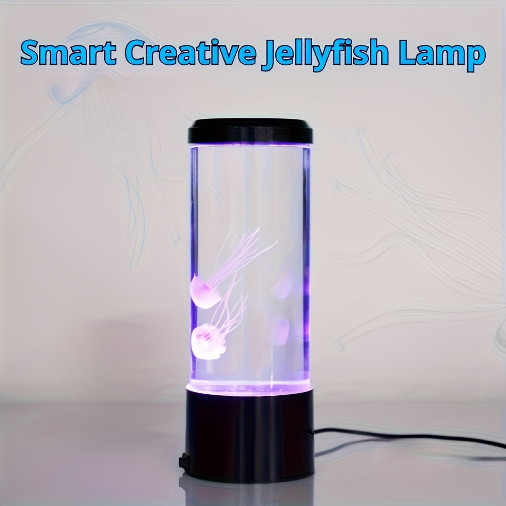 Colorful LED Lava Lamp in Jellyfish Effect USB Table Lamp