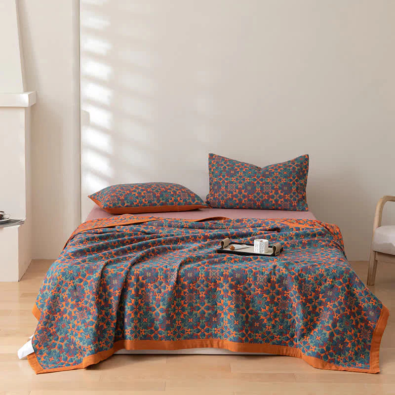 Wendequilt met patroon in laagjesstructuur