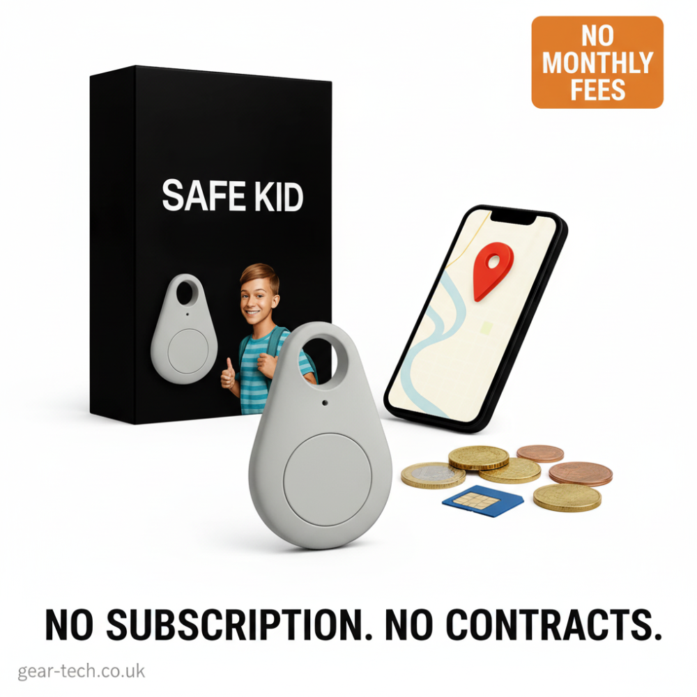 Kids Safety GPS Tracker Waterproof Live Location Device with SOS Function