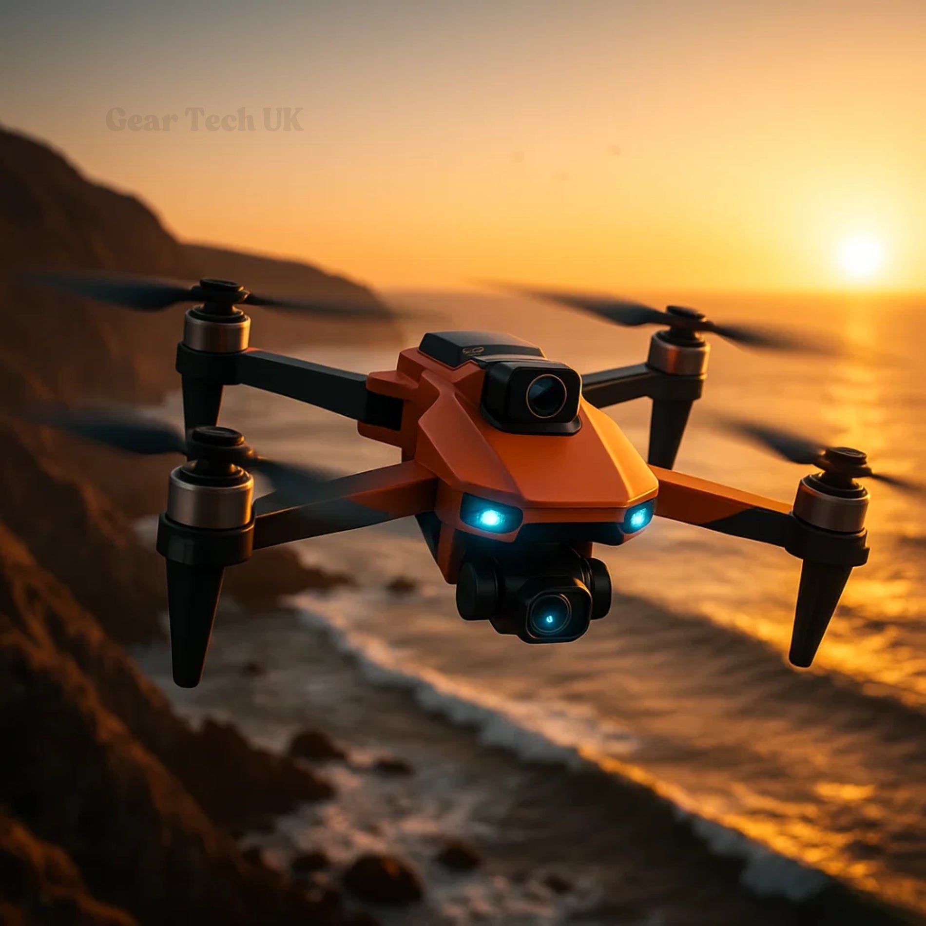 Aerial Camera Drone 8K Dual Lens, GPS Positioning, Stable Flight