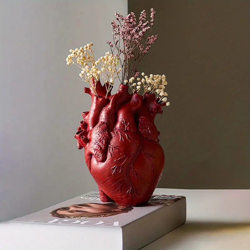 Hartvorm vaas anatomisch ontwerp