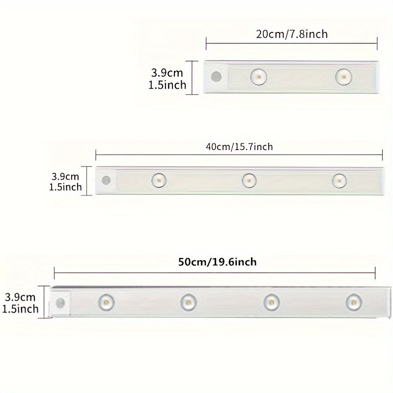 Modern LED Motion Sensor Light Wireless Rechargeable Cabinet Light with Motion Sensor