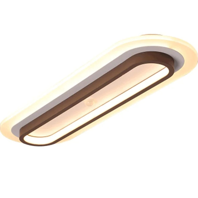 Scandinavian LED Ceiling Light Minimalist Round Design for Home Interiors