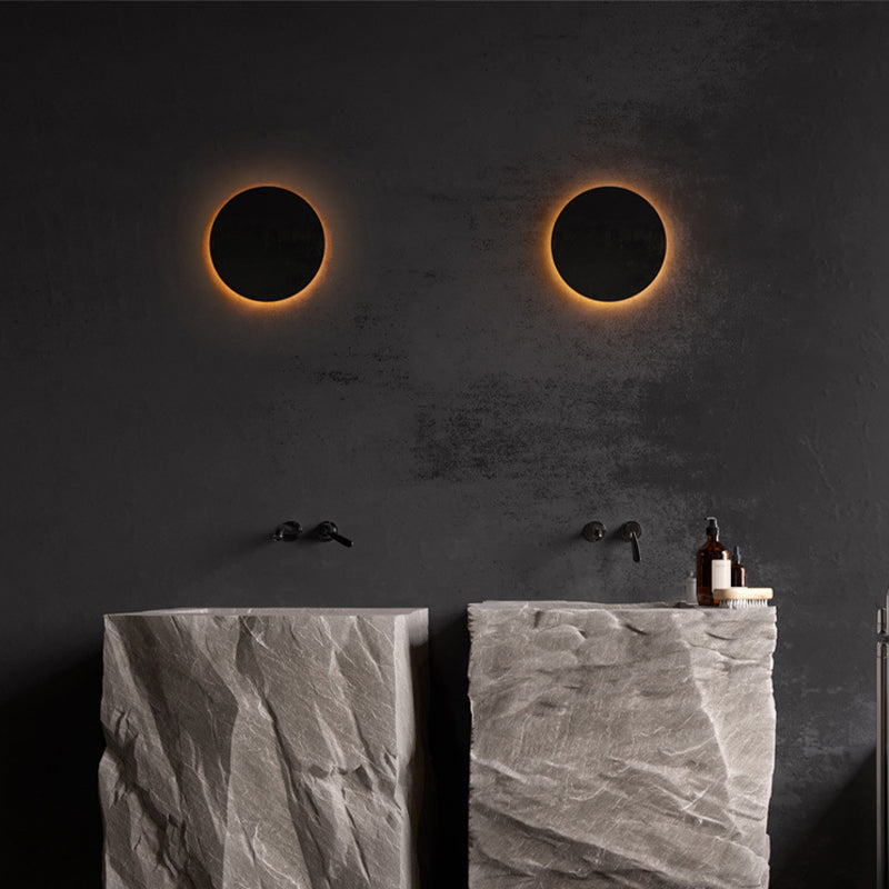 Modern Outdoor Wall Light Compact LED Uplight & Downlight