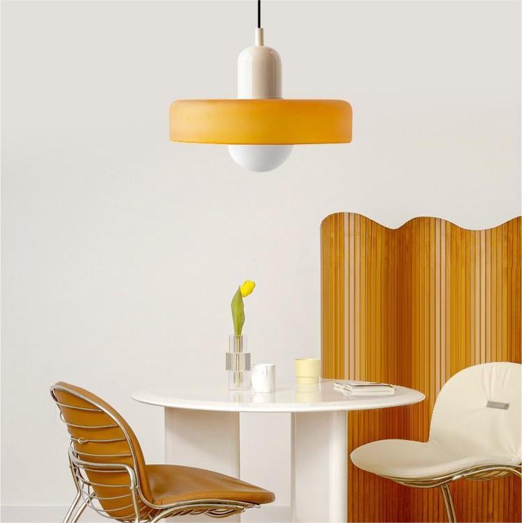 VitraLumo Gekleurde Glaslamp in Bauhaus Stijl