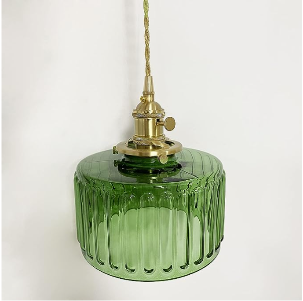 Modern Glass Pendant Light in Crystal-Inspired Hanging Lights