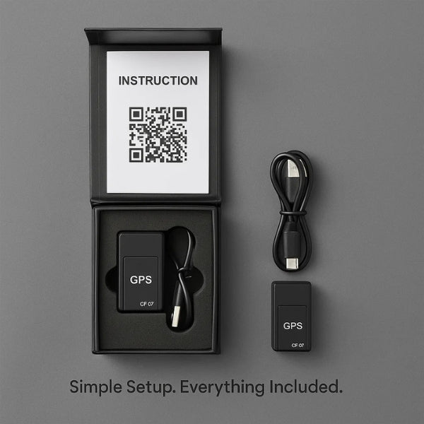 Magnetic Mini GPS Tracker A Real-Time Global Vehicle Locator with No Subscription