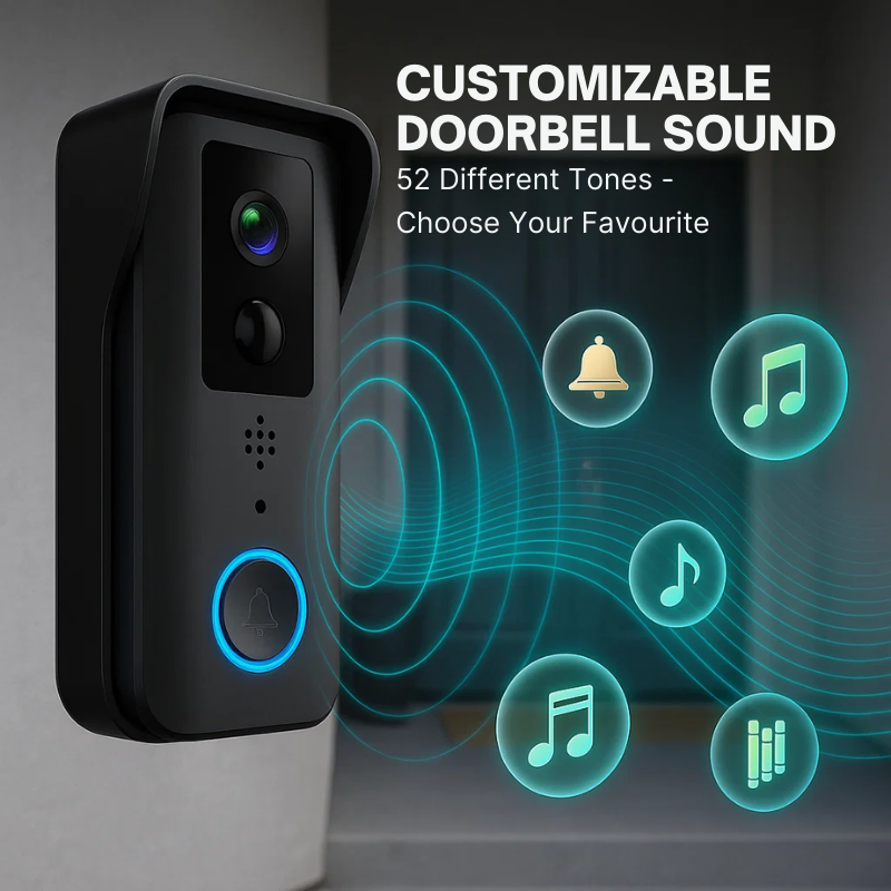 Smart Video Doorbell Camera Motion Alerts & Long Battery Life