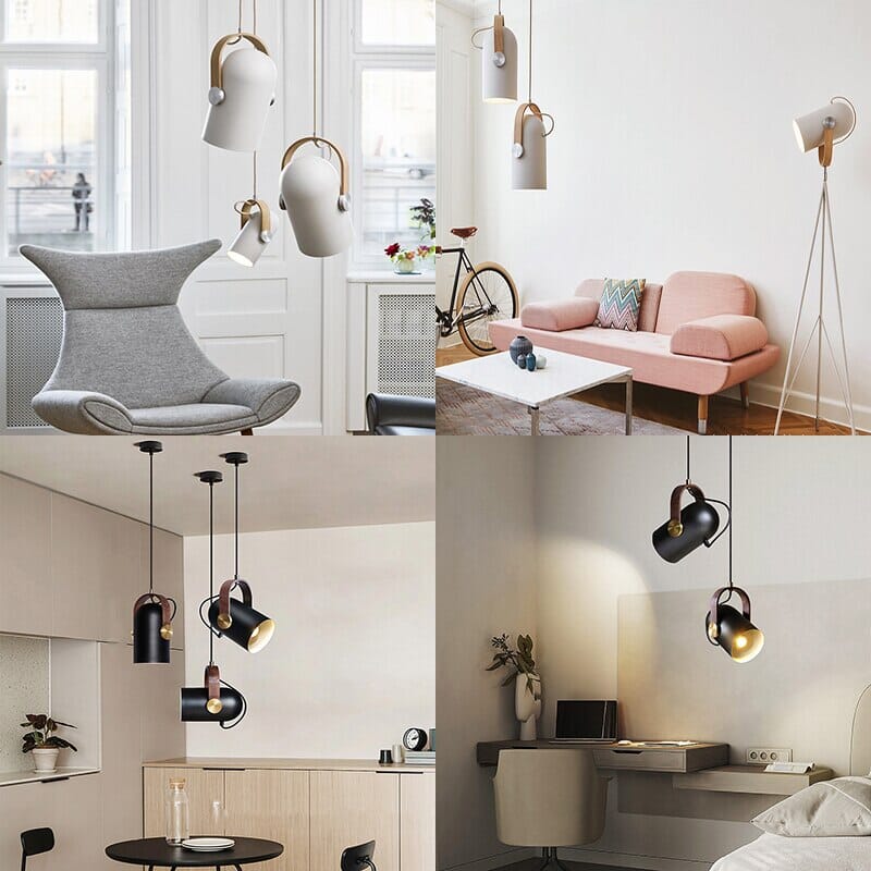 Adjustable Rotatable Pendant Light from Kitchen to Living Room