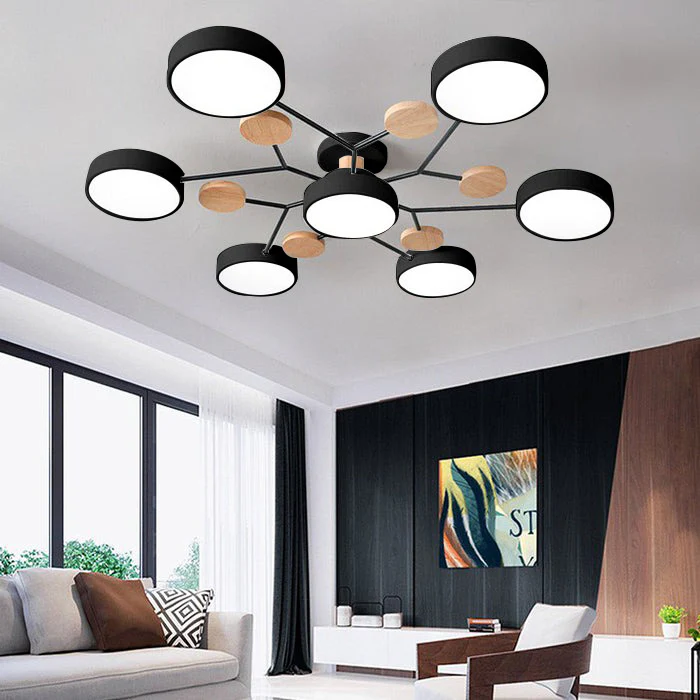 Ceiling Light Modern LED Flush Mount Chandelier