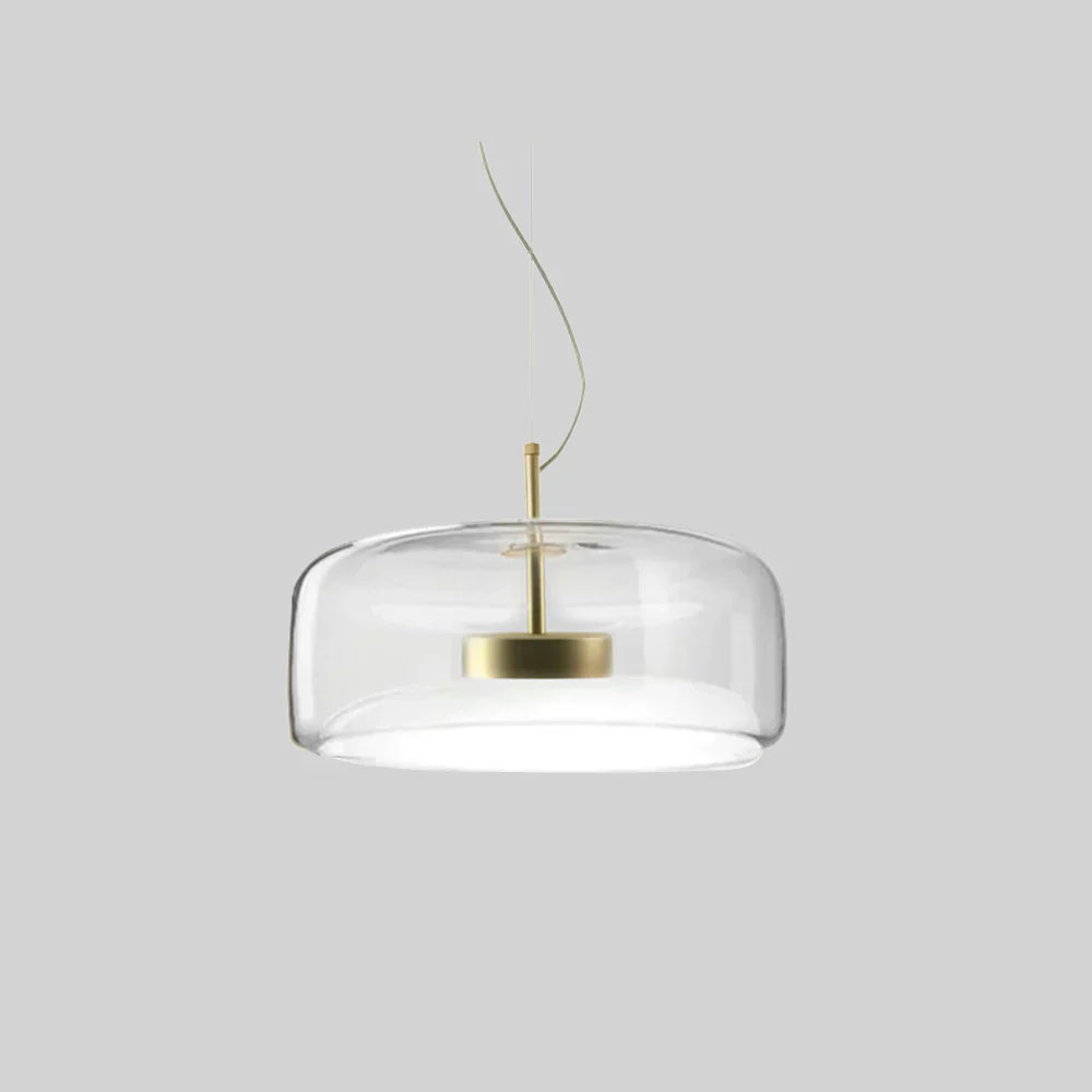 Minimalist Glass Pendant Light for Living Room