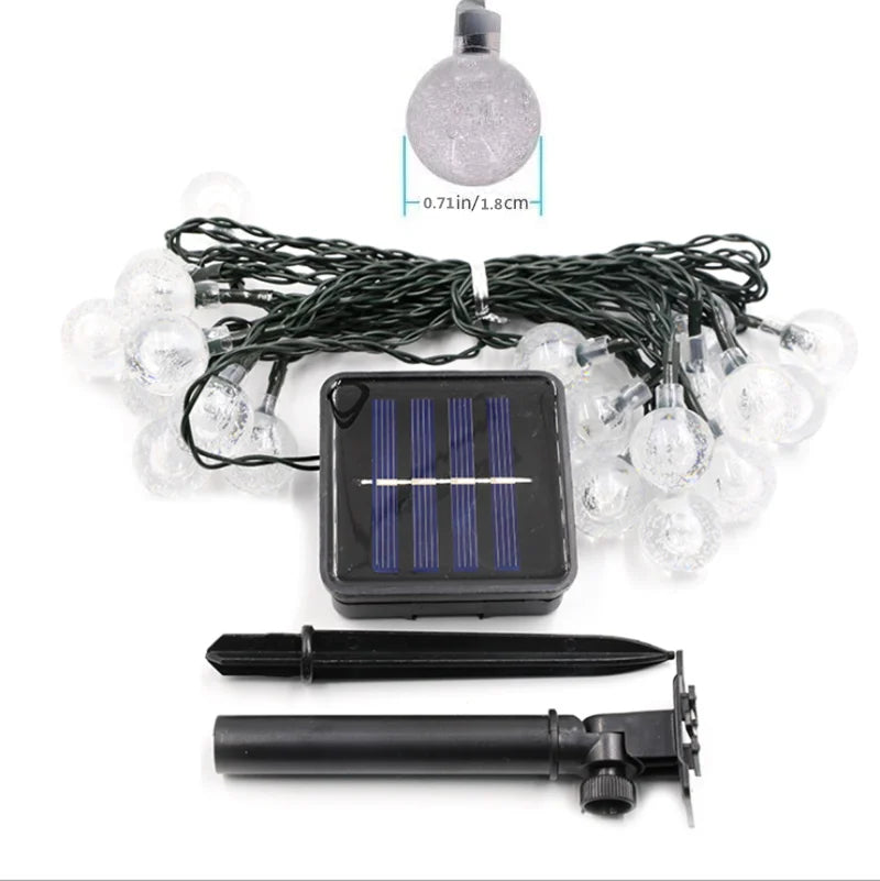 Weather-Resistant Solar LED Lights Outdoor String Illumination