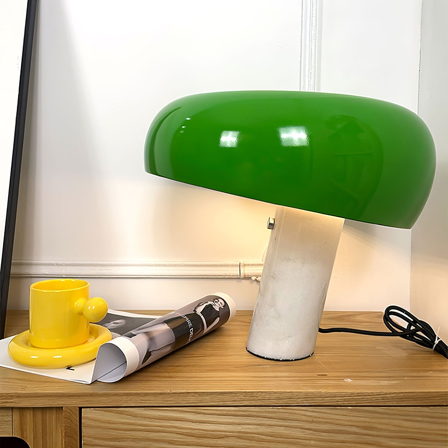 Marble Table Lamp Elegant Bedside & Desk Lighting for Living Room