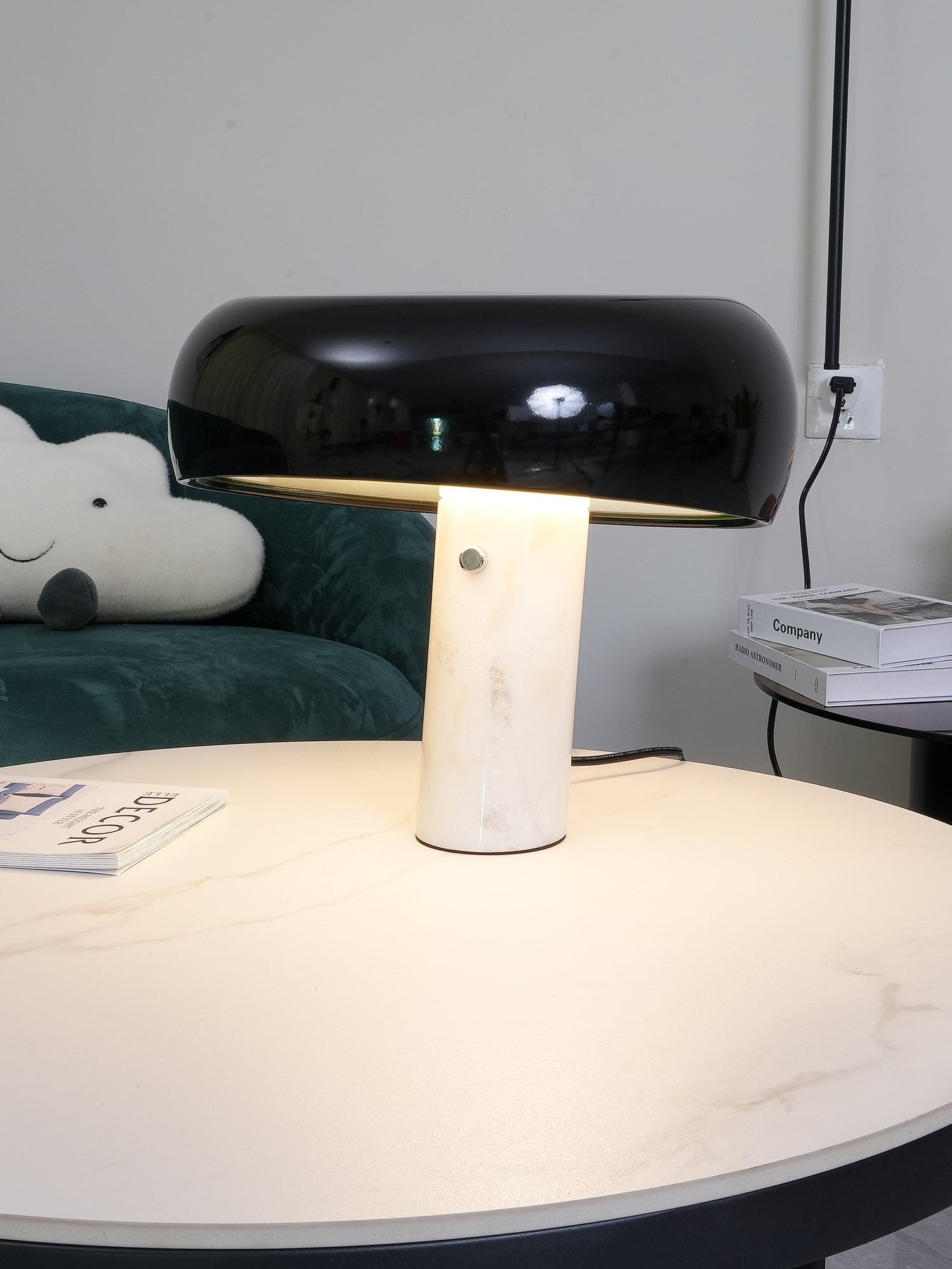 Marble Table Lamp Elegant Bedside & Desk Lighting for Living Room