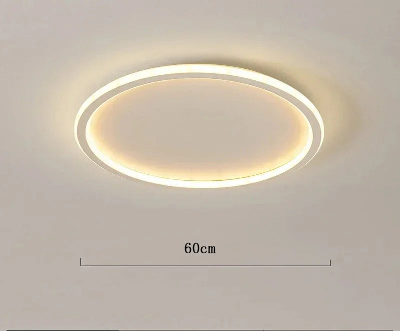 Living Room Minimalist Round Halo LED Ceiling Light