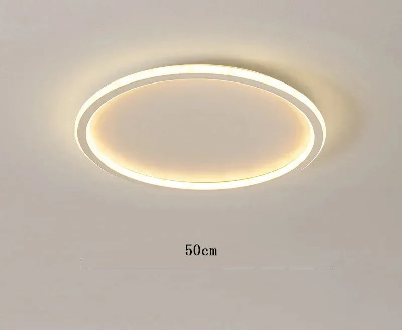 Living Room Minimalist Round Halo LED Ceiling Light