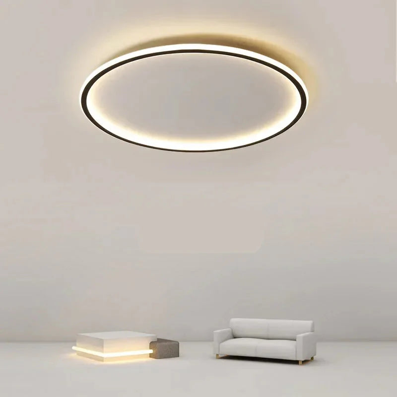 Living Room Minimalist Round Halo LED Ceiling Light