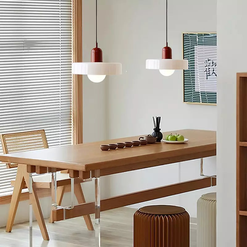 VitraLumo Gekleurde Glaslamp in Bauhaus Stijl