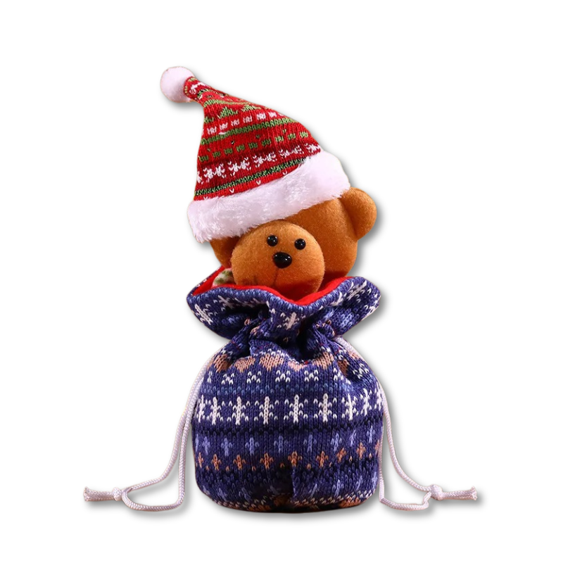 Christmas Candy Gift Bags Festive Treat Pouches Set for Gifting Fun