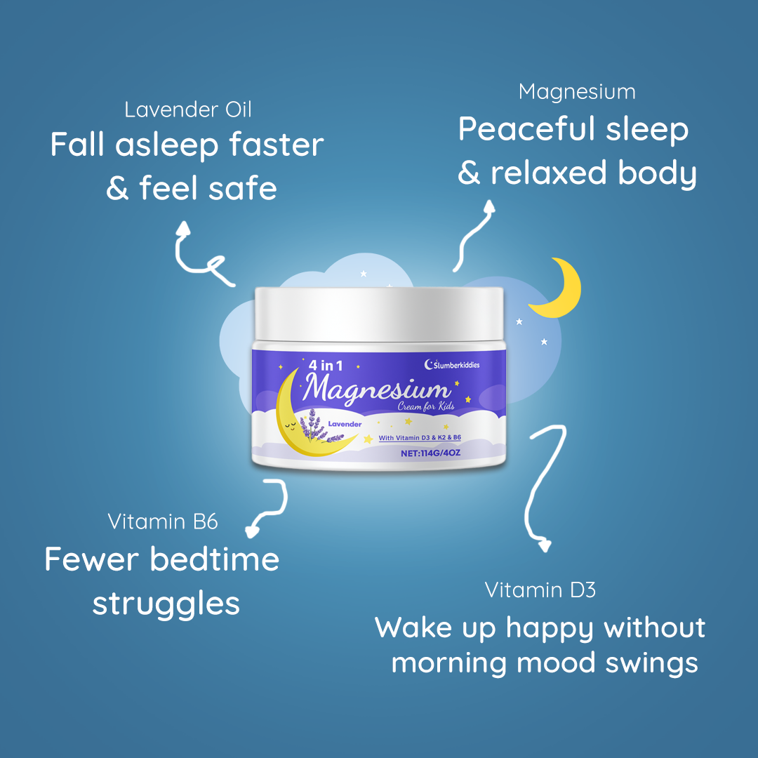 Children Bedtime Relaxing Cream Lavender Sleep Support Formula