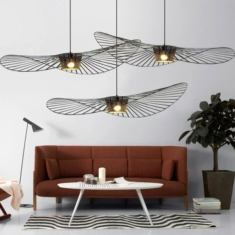 Schaduw strak zwarte design hanglamp
