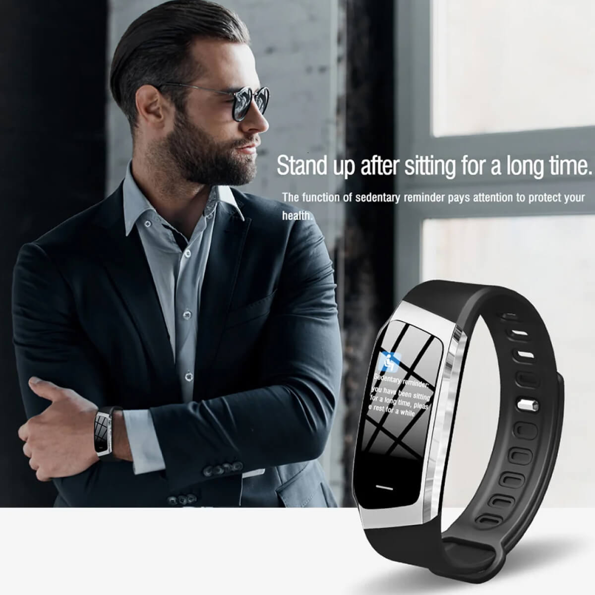 Smart Fitness Watch Blood Pressure, Heart Rate and Activity Tracking