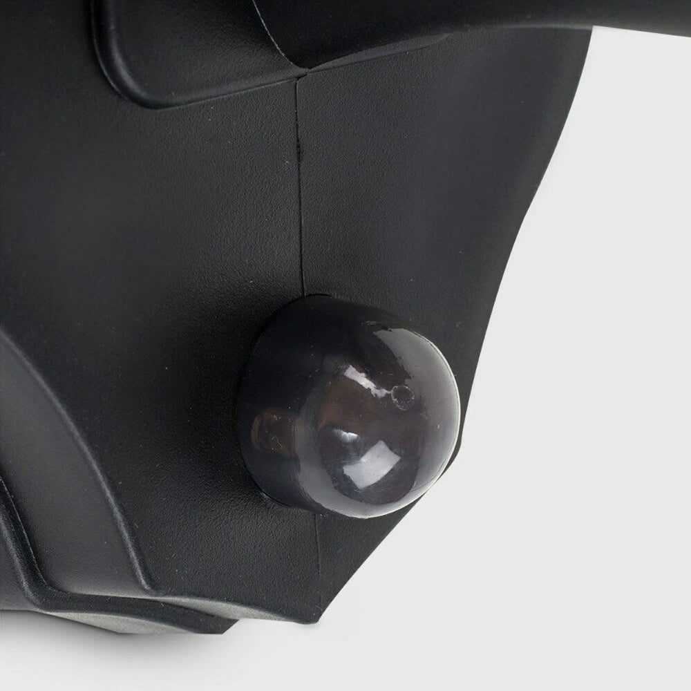 Traditional Outdoor Wall Light with Sensor Durable Black Finish