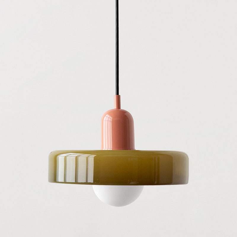 VitraLumo Gekleurde Glaslamp in Bauhaus Stijl