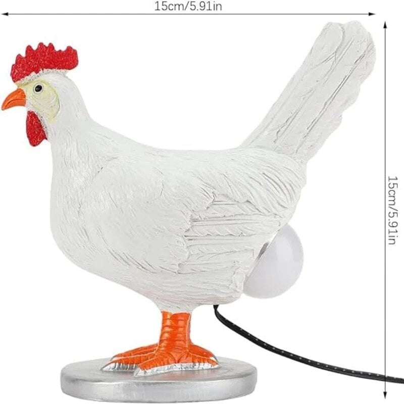 Funny Chicken Shaped Table Lamp Decorative LED for Living Room