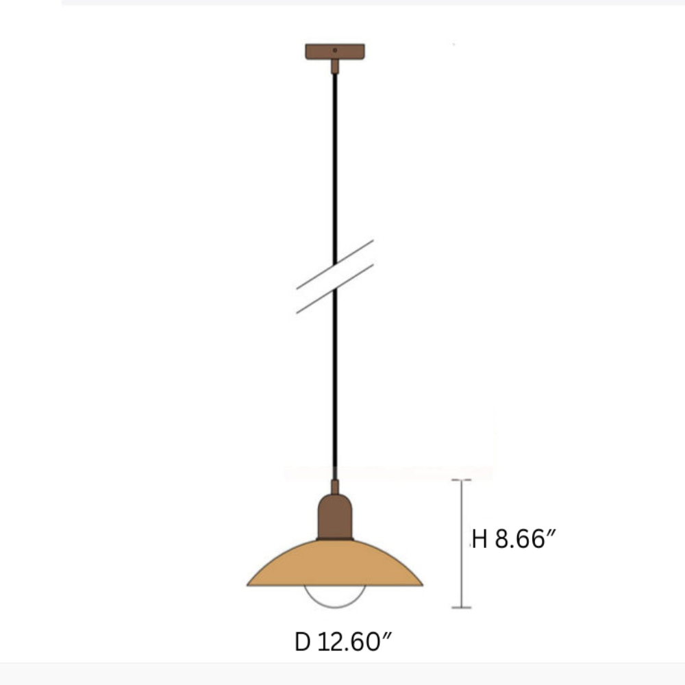 Colourful Retro Pendant Light Hanging Ceiling Lights