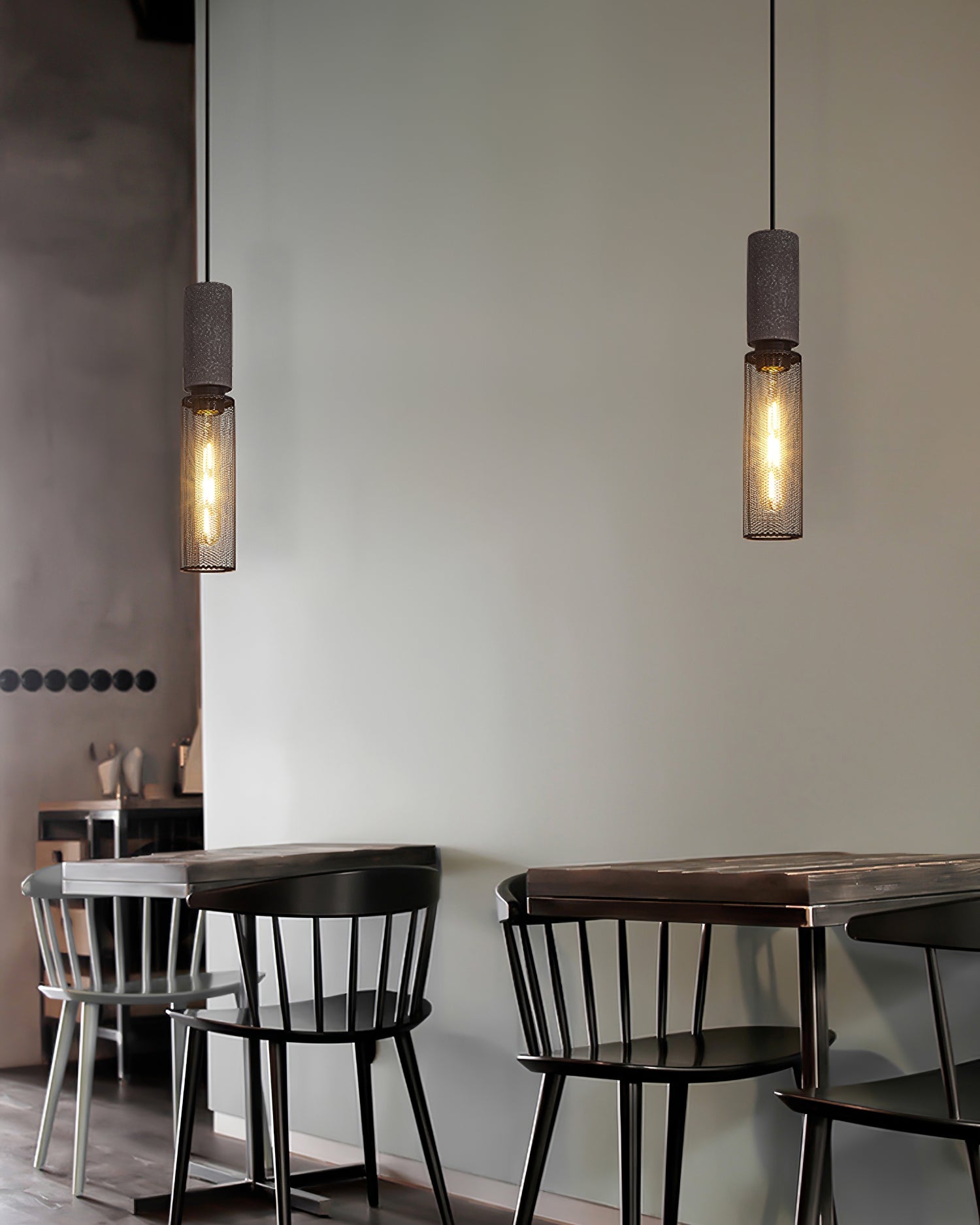 Minimalist Concrete Pendant Light Modern Industrial Home Décor