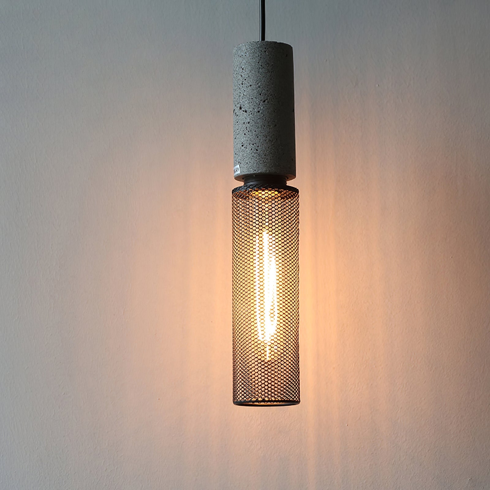 Minimalist Concrete Pendant Light Modern Industrial Home Décor