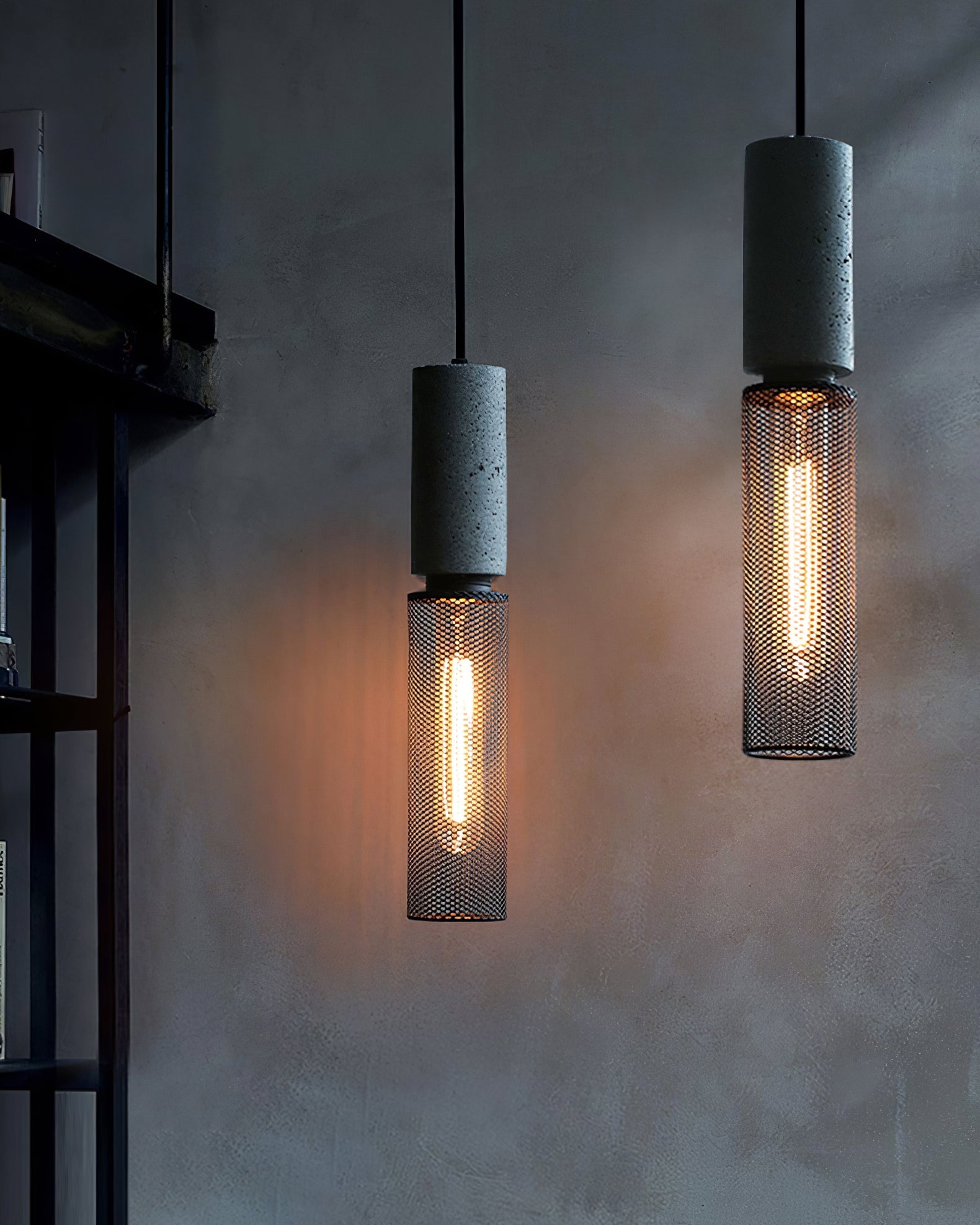 Minimalist Concrete Pendant Light Modern Industrial Home Décor